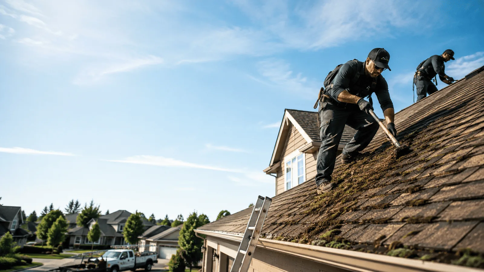 Roof Moss Removal in Peapack, NJ near me